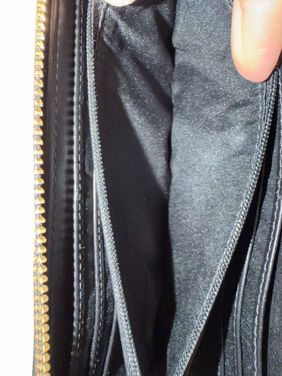 COACH POPPY Italian Calfskin Leather Slim L-zip Wallet w/Brass - style 46070 - Picture 11 of 15